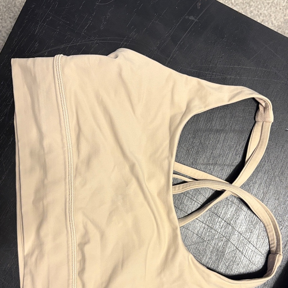 Lululemon Athletica Tan Sports Bra